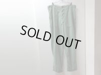 70'S U.S. ARMY COTTON SATEEN BAKER PANTS（U.S. アーミー コットンサテン ベイカーパンツ）（実寸W34.5 × L29.5）