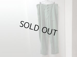 画像1: 70'S U.S. ARMY COTTON SATEEN BAKER PANTS（U.S. アーミー コットンサテン ベイカーパンツ）（実寸W34.5 × L29.5）