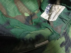 画像5: 60'S U.S. MILITALY ERDL GREEN LEAF CAMO PATTERN TROPICAL COMBAT HAT（1969年製 米軍 ERDL グリンリーフ迷彩柄 トロピカル コンバット ハット）