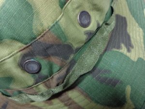画像4: 60'S U.S. MILITALY ERDL GREEN LEAF CAMO PATTERN TROPICAL COMBAT HAT（1969年製 米軍 ERDL グリンリーフ迷彩柄 トロピカル コンバット ハット）