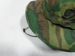 画像3: 60'S U.S. MILITALY ERDL GREEN LEAF CAMO PATTERN TROPICAL COMBAT HAT（1969年製 米軍 ERDL グリンリーフ迷彩柄 トロピカル コンバット ハット）