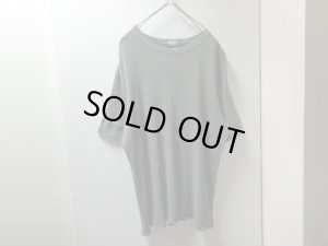 画像1: 90'S RALPH LAUREN S/S WAFFLE THERMAL（ラルフローレン 半袖 ワッフル地 サーマル）無地仕様（L）