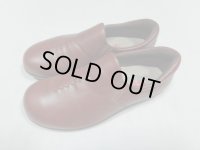 00'S SAS LEATHER SLIP-ON（サンアントニオシューメーカーズ 本革 レザー スリッポン）MADE IN USA（US9.5-WW）