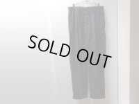 00'S RALPH LAUREN WIDE BLACK COTTON SLACKS（ラルフローレン ワイド仕様 黒コットン スラックス）HAMMOND PANTS（実寸W32 × L30）