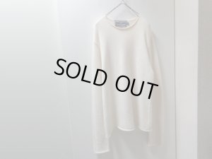 画像1: 90'S RALPH LAUREN POLO SPORT MIDDLE-GAUGE COTTON KNIT SWEATER（ラルフローレン ポロスポーツ ミドルゲージ仕様 コットン ニット セーター）無地仕様（M）