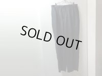 OLD GIORGIO ARMANI WIDE BLACK LINEN SLACKS（オールド ジョルジオアルマーニ ワイド仕様 黒リネン スラックス）MADE IN ITALY（実寸W33 × L31）