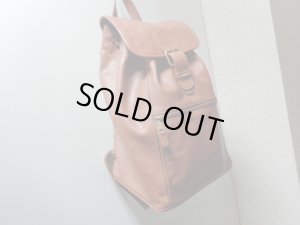画像1: OLD COACH LEATHER BAG PACK （オールド コーチ 本革仕様 バッグパック）MADE IN USA