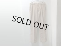 MIU MIU BOOTS CUT COTTON × POLYESTER SLACKS（ミュウミュウ ブーツカット仕様 コットン × ポリエステル混紡 スラックス）MADE IN ITALY（W32 × L30）