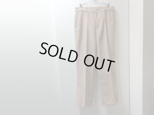 画像1: MIU MIU BOOTS CUT COTTON × POLYESTER SLACKS（ミュウミュウ ブーツカット仕様 コットン × ポリエステル混紡 スラックス）MADE IN ITALY（W32 × L30）