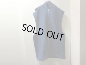 画像1: 00'S Champion N/S ZIP UP SWEAT PARKA（チャンピオン ノースリーブ仕様 ジップアップ スウェット パーカー）DEAD STOCK（L）