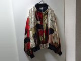 90'S PABLO PICASSO TOTAL PATTERNE POLYESTER JACKET（パブロピカソ 総柄仕様 ポリエステル ジャケット）（XL位）