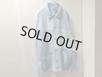10'S RALPH LAUREN PATCHWORK PATTERN CHAMBRAY COVER ALL（ラルフローレン パッチワーク切替し仕様 シャンブレー カバーオール）（XL）