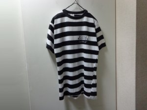 画像1: 80'S ALCATRAZ HEALTH CLUB WIDE BORDER PATTREN T-SHIRTS（アルカトラズ ヘルスクラブ 太ボーダー柄 Tシャツ）MADE IN USA（XL）