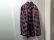 画像1: 90'S RALPH LAUREN OMBRE CHECK PATTERN L/S COTTON SHIRTS（ラルフローレン オンブレチェック柄 長袖 コットン シャツ）無地仕様（L） (1)