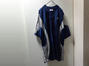 画像1: 90'S adidas MULTI COLOR S/S Jersey Tops（アディダス マルチカラー切替し仕様 半袖 ジャージ トップス）（L）　