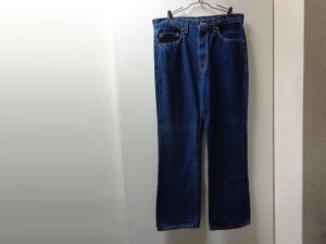 画像1: 90'S Levis 517 BOOTS CUT INDIGO DENIM PANTS（リーバイス 517 ブーツカット仕様 インディゴ デニム パンツ）MADE IN USA（実寸W33.5 × L30）
