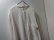 画像2: 90'S IKE BEHAR STRIPE PATTERN BAND COLLAR L/S LINEN SHIRTS（アイクベーハー 織りストライプ柄 バンドカラー仕様 長袖 リネン シャツ）MADE IN USA（XL）