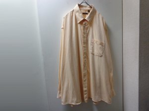 画像1: 90'S Burberrys STRIPE PATTERNE L/S COTTON SHIRTS（バーバリー ストライプ柄 ボタンダウン仕様 長袖 コットン シャツ）MADE IN USA（XL）