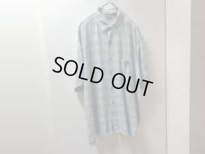 画像1: 90〜00'S patagonia SHADOW CHECK PATTERNE S/S COTTON SHIRTS（パタゴニア ぼかしチェック柄仕様 半袖 コットン シャツ）MADE IN PORTUGAL（L）