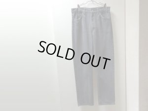 画像1: 80'S Levi's 505 BLACK DENIM PANTS（リーバイス 505 先染め 黒デニム パンツ）MADE IN USA（実寸W32.5 × L30）