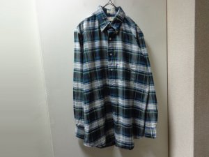 画像1: 80'S L．L．Bean CHECK PATTERN L/S 100% COTTON OXFORD SHIRTS（L．L．ビーン チェック柄 ボタンダウン仕様 長袖 100%コットン オックスフォード シャツ）MADE IN USA（15 1/2-33）