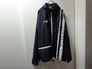 画像1: 90'S GRIND INC NYLON SWING TOP（グラインド 刺繍ロゴ入り ナイロン スウィングトップ）MADE IN USA（XL）