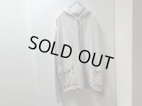 00'S RALPH LAUREN ZIP UP LINEN JACKET WITH HOODED（ラルフローレン ジップアップ仕様 フード付き リネン ジャケット）（S）