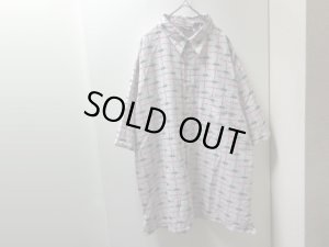 画像1: 90'S WU-TANG CLAN WU WEAR REPITING PATTERNE S/S POLYESTER SHIRTS（ウータンクラン ウーウェア 総柄仕様 半袖 ポリエステル シャツ）（2XL）