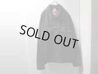 00'S Levi's 70507-0260 BLACK DENIM TRACKER JACKET（リーバイス 70507-0260 黒デニム トラッカー ジャケット）MADE IN MEXICO（XL）