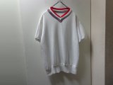 50'S UNKNOWN V-NECK S/S SWEAT（リブライン入り Vネック仕様 半袖 スウェット）長リブ仕様（L位）