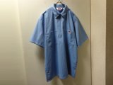 00'S BEN DAVIS HALF ZIP S/S WORK SHIRTS（ベンデイビス ハーフジップ仕様 半袖 ワークシャツ）MADE IN USA（M）