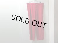 Y's for men Youji Yamamoto RED LINEN SLACKS（ワイズ ヨウジヤマモト 赤リネン スラックス）MADE IN JAPAN（実寸W35 × L30）