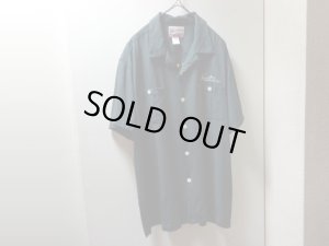 画像1: 90'S LUCKY BRAND CHAIN EMBROIDERY S/S RAYON BOWLING SHIRTS（ラッキーブランド チェーン刺繍入り 半袖レーヨン ボーリングシャツ）（XL）