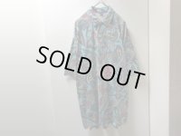 90'S RALPH LAUREN PAISLEY PATTERN S/S POLO SHIRTS（ラルフローレン ペイズリー柄 半袖 ポロシャツ）NON WASH（L）