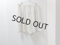 90'S RALPH LAUREN WIDE LINEN SHORTS（ラルフローレン ワイド仕様 リネン ショーツ）TYLER SHORT（実寸W32）