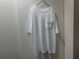 90'S YOUR BASIC T-SHIRT WITH POCKET（ユア ベーシック Tシャツ ポケット付き）袖先 ． 裾シングル仕様（XL）