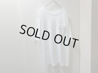90'S YOUR BASIC T-SHIRT WITH POCKET（ユア ベーシック Tシャツ ポケット付き）袖先 ． 裾シングル仕様（XL）