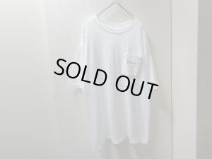 画像1: 90'S YOUR BASIC T-SHIRT WITH POCKET（ユア ベーシック Tシャツ ポケット付き）袖先 ． 裾シングル仕様（XL）