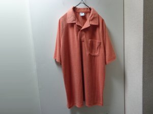 画像1: 70'S JC Penney PILE S/S POLO SHIRTS（JCペニー パイル素材 半袖 ポロシャツ）NON WASH（L）