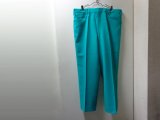 80'S MESQUITE WIDE FLARE POLYESTER PANTS（USA製 メスキート ワイド + フレア仕様 ポリエステル パンツ）NON WASH（実寸W36.5 × L28.5）