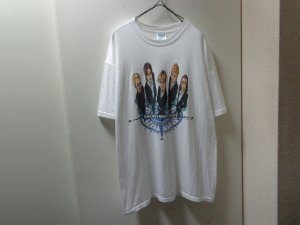 画像1: 01'S BACKSTREET BOYS BLACK & BLUE WORLD TOUR T-SHIRTS（2001年製 バックストリートボーイズ ブラック & ブルー ワールドツアー Tシャツ）オフィシャル品（L）