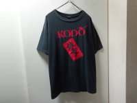 80'S KODO ONE EATH TOUR T-SHIRTS（鼓動 和太鼓 ワンアースツアー Tシャツ）袖先 + 裾シングル仕様（L位）