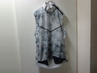 20'S NIKE TIE DYE PULLOVER POLYESTER VEST（ナイキ タイダイ + 被り仕様 リップストップポリエステル ベスト）（M）