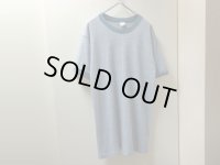 70'S JC Penney TOWNCRAFT PLAIN RINGER T-SHIRTS(JCペニー タウンクラフト 無地仕様 リンガー Tシャツ)青杢（XL）