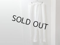 90'S RALPH LAUREN LINEN SLACKS（ラルフローレン リネン スラックス）白（実寸W34 × L30）