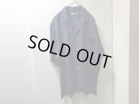 00'S RALPH LAUREN OPEN COLLAR S/S SILK × LINEN SHIRTS（ラルフローレン 裾ロゴ刺繍入り 開襟仕様 半袖 シルク × リネン混紡 シャツ）CALDWELL（XL）