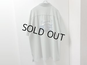 画像1: 90'S JIMMY'Z OPEN COLLAR S/S COTTON × POLYESTER SHIRTS（ジミーズ 開襟仕様 半袖 コットン × ポリエステル混紡 シャツ）MADE IN USA（L）