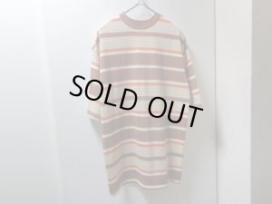 画像1: 80'S HANG TEN MULTI BORDER PATTREN T-SHIRTS（ハンテン マルチボーダー柄 Tシャツ）袖 ． 裾シングル仕様（XL）