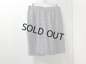 画像1: OUR LEGACY CHECK PATTERN DRAPE SHORTS（アワーレガシー チェック柄 ドレープショーツ）NON WASH（48）