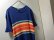 画像2: 90'S RALPH LAUREN MULTI BORDER PATTERN S/S WAFFLE THERMAL（ラルフローレン マルチボーダー柄 半袖 ワッフル サーマル）MADE IN USA（XL）